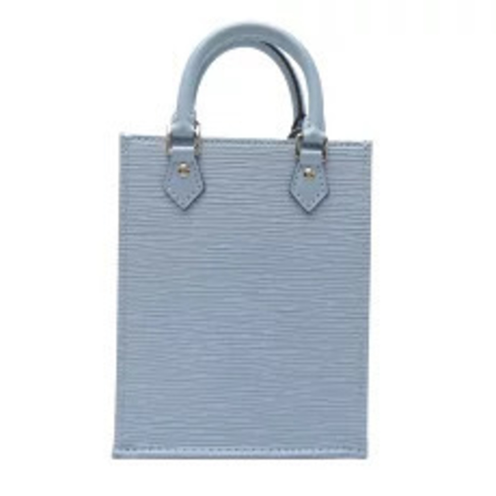 Louis Vuitton Handbag Epi Plat Blue Sac Blue
